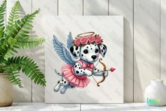 Dalmatian Dogs Cupid Valentine’s Day Sublimation Product Image 2