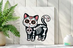 Ragdoll Day of The Dead Cat Sublimation Clipart Product Image 2