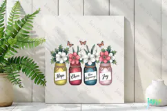 December - Holly & Narcissus for Mother's Day Clipart Product Image 2