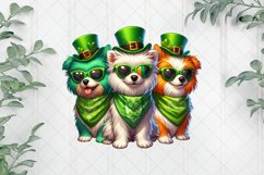 Patrick's Day Colorful Trio Dog Product Image 1