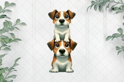 Stack Of Dogs Sublimation Clipart Product Image 1