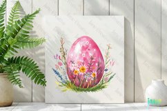 Easter With Spring Flowers Clipart Product Image 2