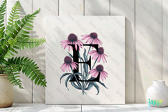 Echinacea Letter E Clipart Product Image 3