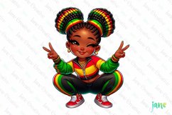 Juneteenth Girl Sublimation Clipart Product Image 1