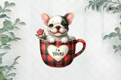Cute French Bulldog I'm Yours Coffee Cup Product Image 1