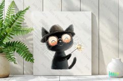 Funny Black Cats Sublimation Clipart Product Image 2