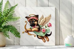 German Shepherd Dogs Cupid Valentine’s Day Sublimation Product Image 2