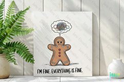 Gingerbread Christmas Quotes Sublimation Product Image 2