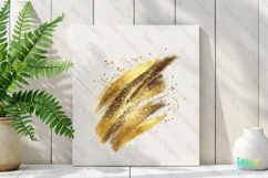 Glitter Gold Effect Clipart Sublimation Product Image 2