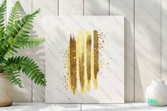 Glitter Gold Effect Clipart Sublimation Product Image 2