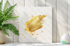Glitter Gold Effect Clipart Sublimation Product Image 2