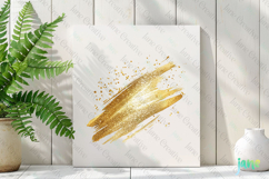 Glitter Gold Effect Clipart Sublimation Product Image 2