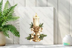 Gold Christmas Luxury Clipart Product Image 2