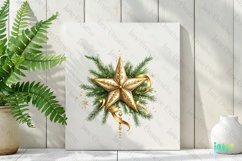 Gold Christmas Luxury Clipart Product Image 2