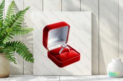 Gold Wedding Bands Sublimation Clipart Product Image 2