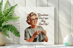 Grandmas Don't Age They Level Up PNG Product Image 3