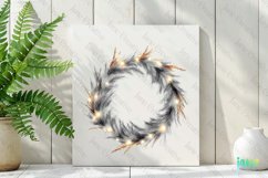Grass Wreath Christmas Sublimation Product Image 2