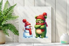 Grumpy Christmas Bears Sublimation Product Image 2