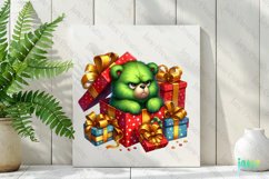 Grumpy Christmas Bears Sublimation Product Image 2