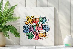 Happy Birthday To You Sublimation Product Image 2