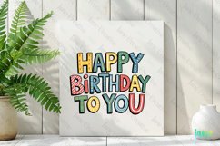 Happy Birthday To You Sublimation Product Image 2