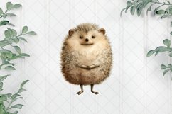 Cozy Hedgehog Sublimation Clipart Product Image 1
