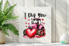 Valentine&#039;s Day I Dig You Sublimation Product Image 3