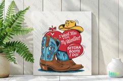 I Want You For My Valentine Sublimation Product Image 2