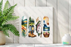 Idaho State Brushstroke USA PNG Product Image 3