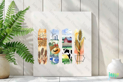 Iowa State Brushstroke USA PNG Product Image 3