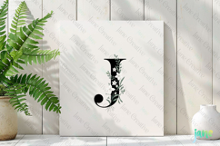 Jasmine Letter J Clipart Product Image 3