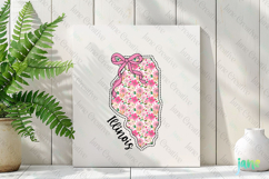 lllinois Floral Coquette PNG - 50 States Design Product Image 3