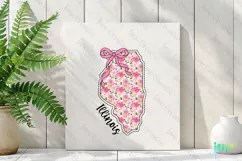 lllinois Floral Coquette PNG - 50 States Design Product Image 3
