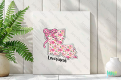 Louisiana Floral Coquette PNG - 50 States Design Product Image 3