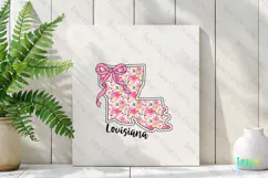 Louisiana Floral Coquette PNG - 50 States Design Product Image 3