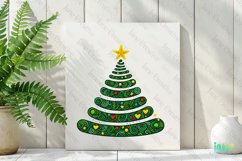 Minimalist Christmas Tree Sublimation Product Image 2