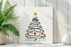 Minimalist Christmas Tree Sublimation Product Image 2