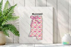 Mississippi Floral Coquette PNG - 50 States Design Product Image 3