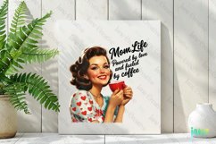 Mom Life Powered By Love And Fueled By Coffee PNG Product Image 3