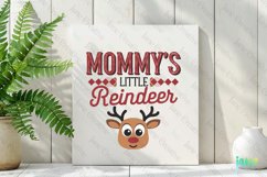 Mommy's Little Reindeer Sublimation Product Image 3