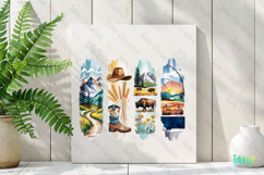 Montana State Brushstroke USA PNG Product Image 3