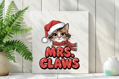 Mrs. Claws Cat Sublimation Product Image 3