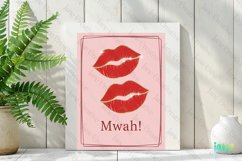 Mwah! Valentine&#039;s Illustration Card Product Image 2