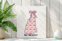 New Hampshire Floral Coquette PNG - 50 States Design Product Image 3
