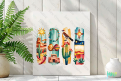 New Mexico State Brushstroke USA PNG Product Image 3