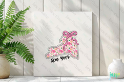 New York Floral Coquette PNG - 50 States Design Product Image 3