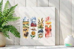 North Dakota State Brushstroke USA PNG Product Image 3