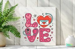 Love Nurse Valentine’s Day Sublimation Product Image 2