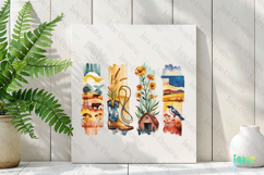 Oklahoma State Brushstroke USA PNG Product Image 3