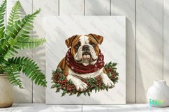 Bulldog Dog Old Vintage Christmas Sublimation Product Image 2